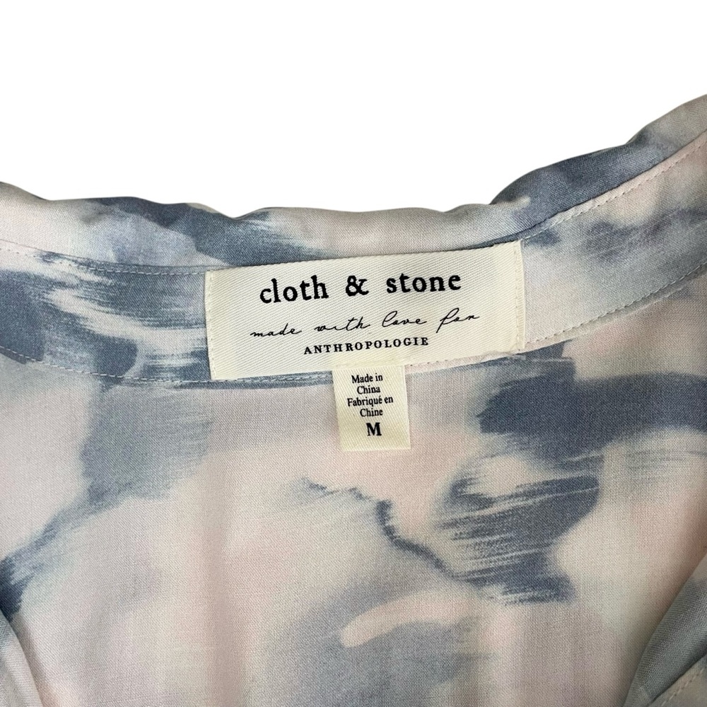 cloth & stone Anthropology Classic Button Down Hipster Shirt Medium - Picture 10 of 13